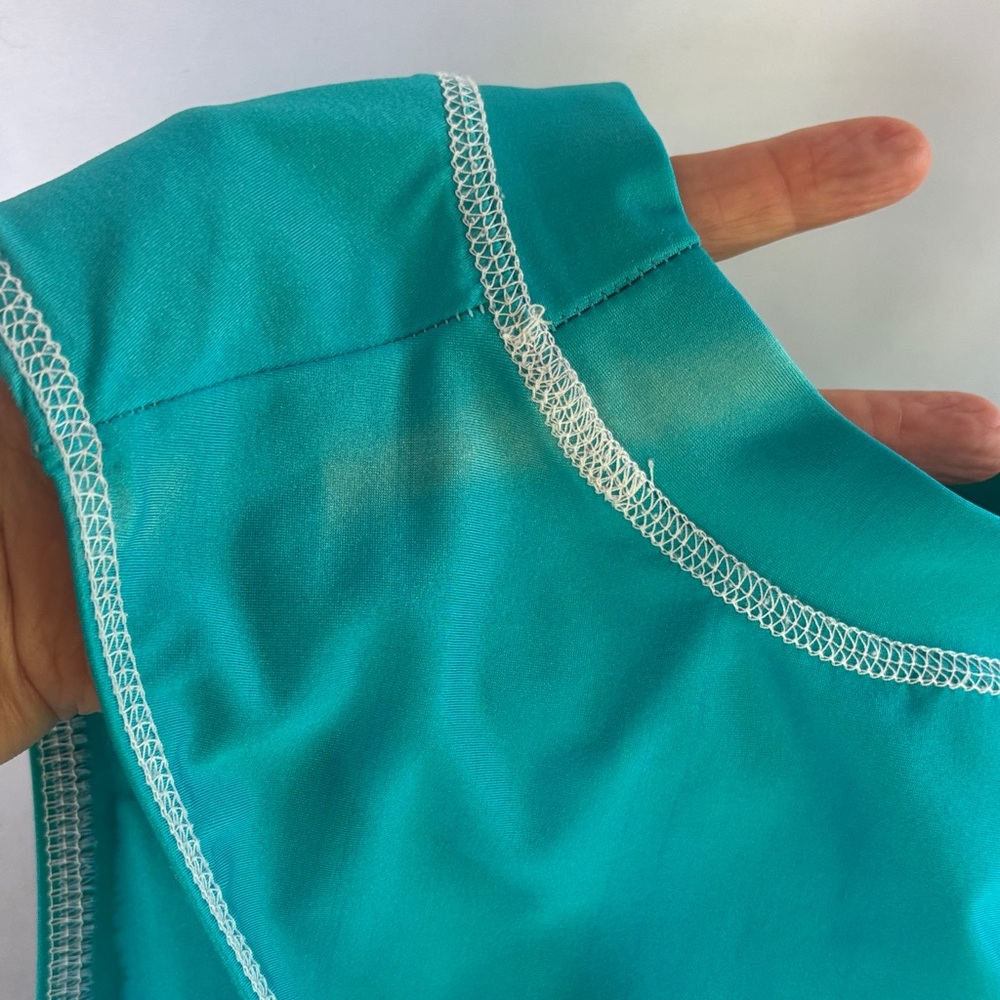 GENTLY WORN JOBBEEDU VERY PRETTY TEAL SLEEVELESS TOP SIZE SMALL - Picture 8 of 14